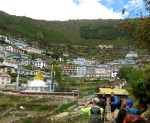 ARRIVING AT NAMCHE&nbsp;BAZAAR