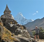 BUDDHIST MONUMENT NEAR AMA&nbsp;DABLAM