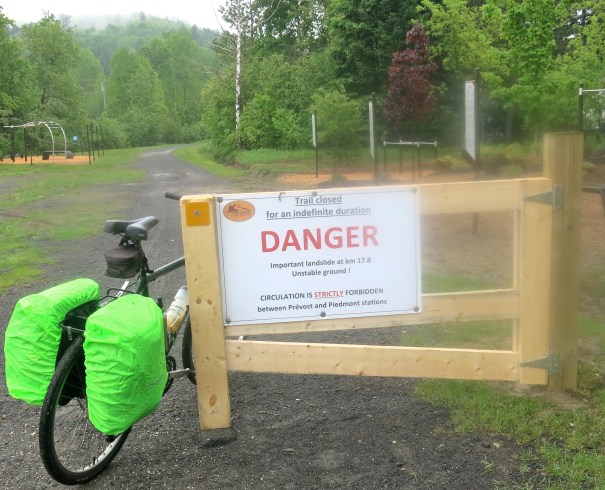 WARNING SIGN AT PIEDMONT