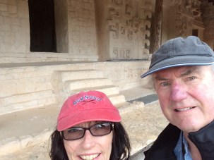 MIDWAY UP THE PYRAMID NEAR THE KING'S TOMB